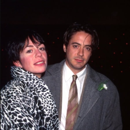 Allyson Downey with her sibling actor Robert Downey Jr